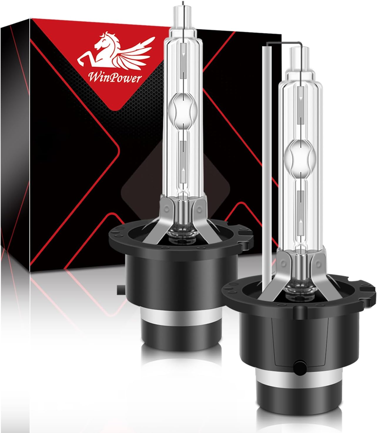 35W D4S HID Xenon Headlight Replacement Bulbs 6000k, Pack of 2
