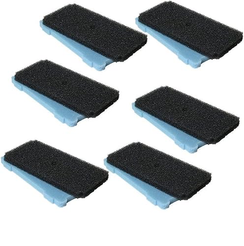 Hqrp 6-Pack Pre-Filter Replacement Compatible With Sunterra 320106 337106 Pond Pump Pre-Filter Box, 6 Coarse Filters + 6 Fine Filters, Blue And Black #TOP14