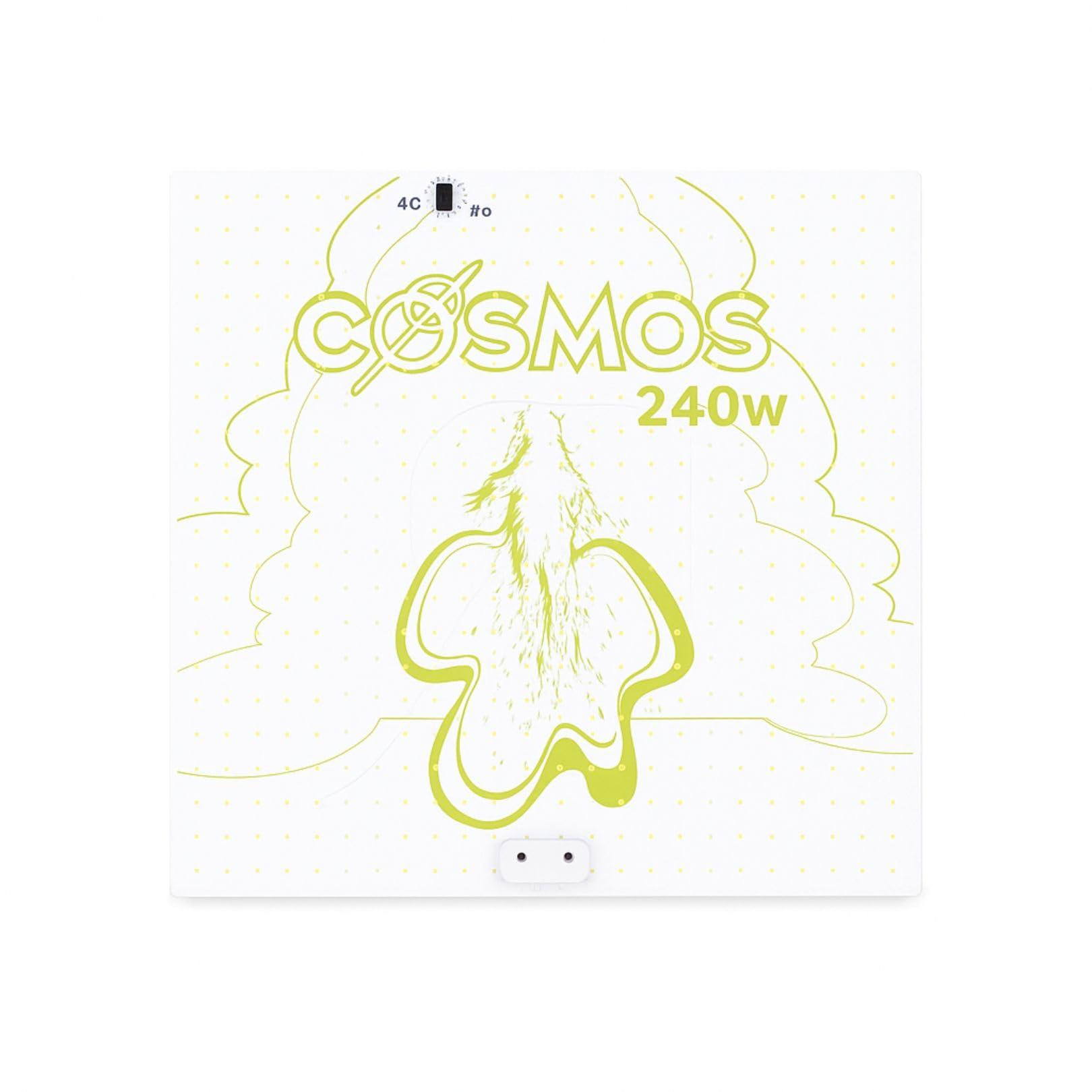 Weedness Cosmos Lampe LED pour Plantes 240 Watt Spectre Complet 42x42 cm 2,5 μmol/J - Culture Intérieure Extérieure Germination Floraison Croissance