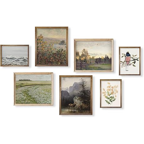 Sea Green Bathroom Decor: Aesthetic Flower Landscape Sea Poster