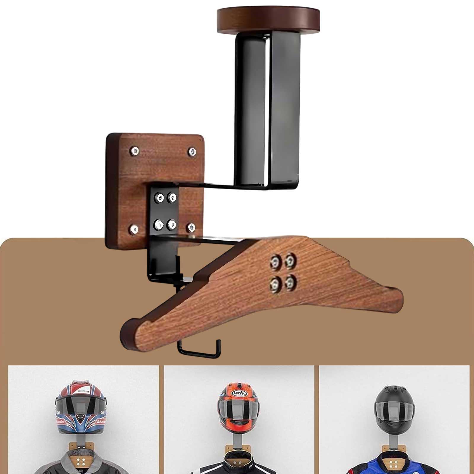 Porta Casco Moto Muro per Gilet Tattico, Supporto per Piastra e Casco per Giacche, Caschi, Guanti