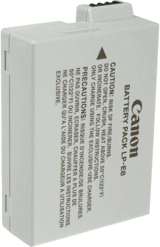 Canon Battery Pack LP-E8 for Canon EOS 550D and EOS 600D