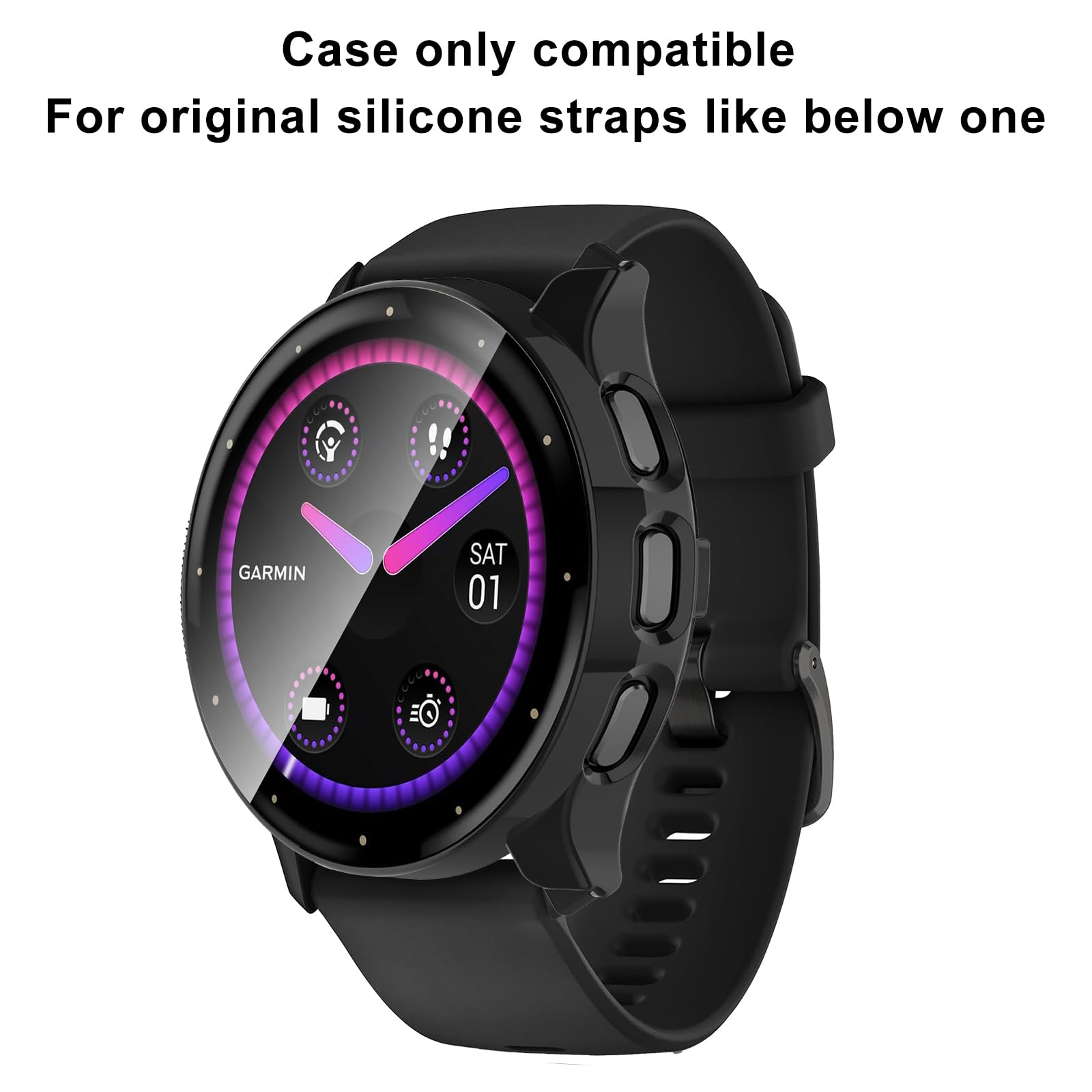 Housse PC Antichoc Transparente CONAPIKA 2 Pièces Coque Pour Garmin Venu 3, Avec HD Protection Montre Garmin Housse PC Antichoc Transparente CONAPIKA 2 Pièces Coque Pour Garmin Venu 3, Avec HD Protection Montre Garmin