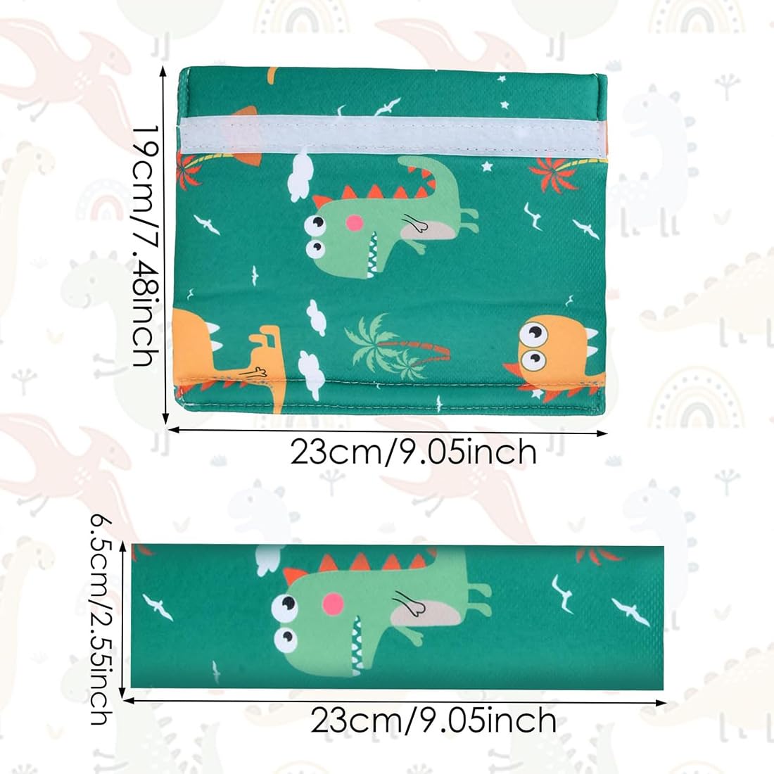 2 Piezas Protector Cinturon Coche Niños Lindo Dinosaurios Almohadilla Cinturon Coche Transpirable Y Agradable A La Piel Funda Cinturon Coche Adecuado Para Todas Las Estaciones