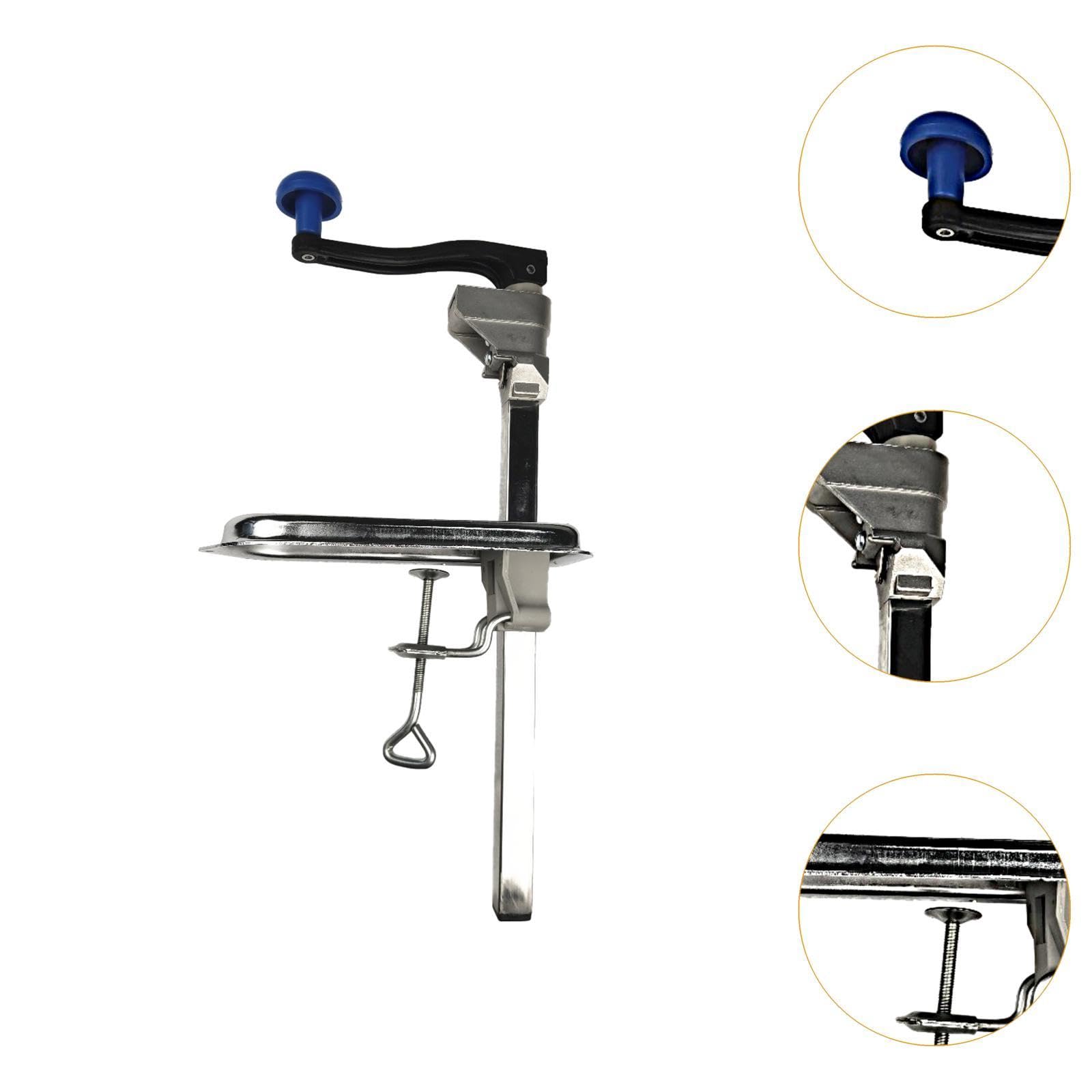 Yajuyi Ouvre-boîtes Manuel Commercial, Ouvre-boîtes de Table Portable à Manivelle, Ouvre-boîtes de Table pour Hôtels, Restaurants et, 59 cm