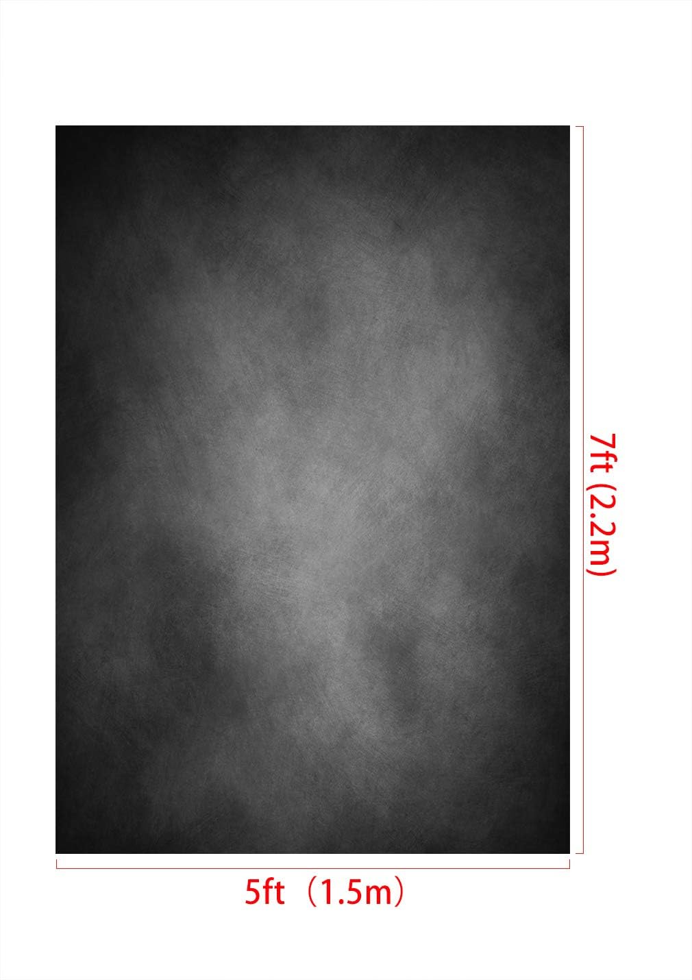 Kate 5x7ft Fabric Gray Photography Backdrop Old Master Dark Grey Portrait Photo Background Photo Booth Props
