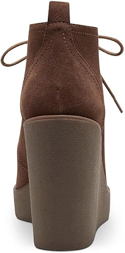 Miniatura 3 de Jessica Simpson Botines Mesila Sherpa con cordones y cuña para mujer