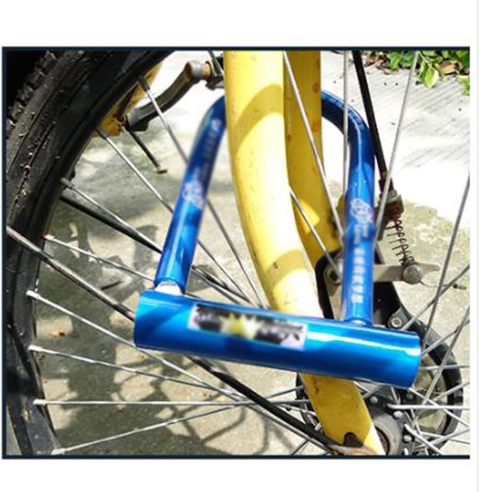 LockLocks Heavy Duty Bike U-Lock z 2 kluczami, wysoki poziom bezpieczeństwa, bezpieczne zapięcie w kształcie litery U, do rowerów szosowych, motocykla, ochrona przed kradzieżą