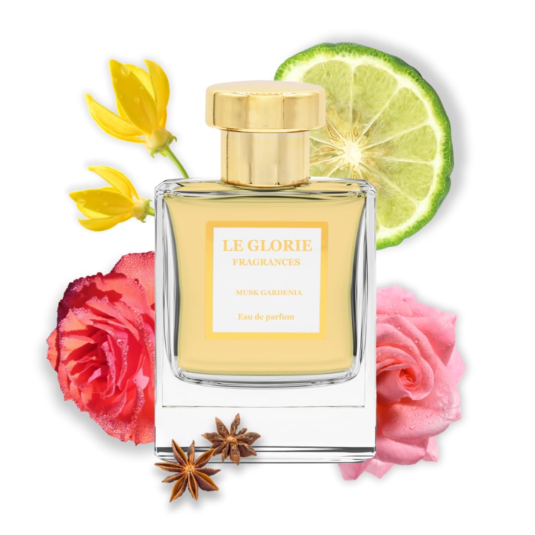 Le Glorie Fragrances Inspired by CRTIER La Panthere Eau de Parfum, Musk Gardenia EDP, Long Lasting 12-14 Hours Perfume Spray for Women, All Skin Types