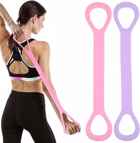 Miniatura 1 de 2 bandas de resistencia de figura 8, brazo y espalda, hombro, cuerda elástica para entrenamiento, bandas elásticas para pies, piernas, estiradores