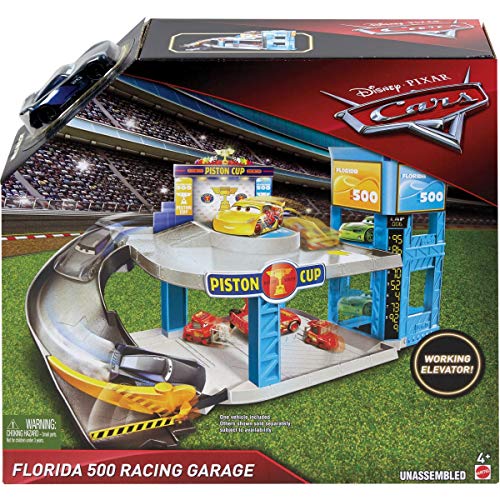 Cars 3 - Circuito Florida 500 para Coches de Juguete (Mattel FWL70), Exclusivo en Amazon