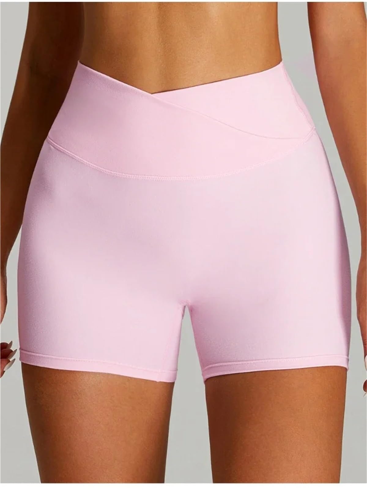 Yoga Pantalones Cortos Pantalones Cortos de Yoga Cintura Alta for Mujer, Pantalones Ajustados for Correr, Secado rápido, Deportes, Fitness, cómodos y a la Moda
