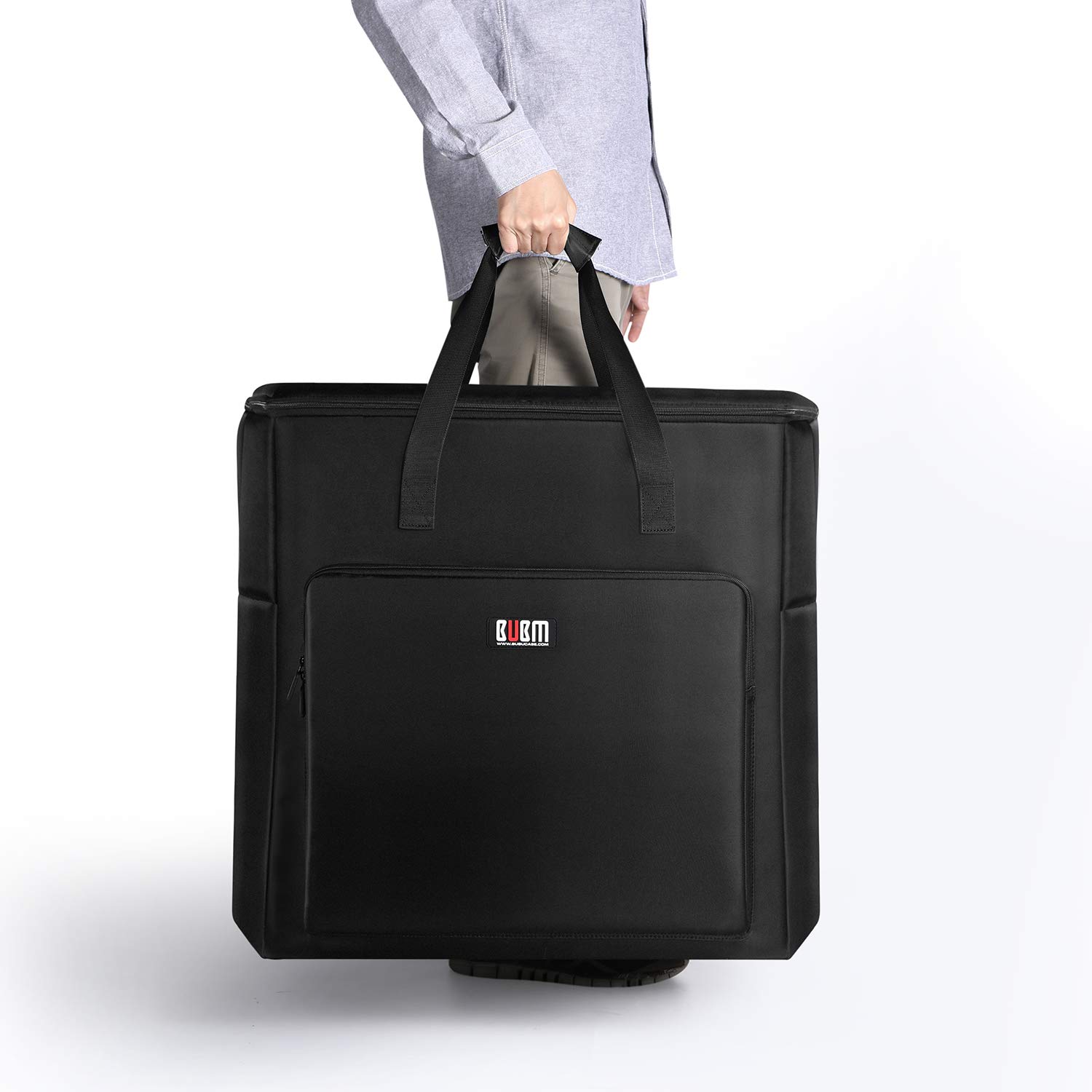 BUBM Sac de Transport pour Ordinateur de Bureau PC, Sac de Rangement de Voyage Sacoches pour Le Transport de l'ordinateur hôte, Moniteur, Clavier et Souris