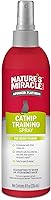 Nature's Miracle Catnip Training Spray with Real Catnip Oil - Attracts Cats to Toys, Beds & Scratching Posts, 8 oz