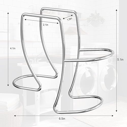 Miniatura 5 de Soporte de manguera de drenaje de arandela de acero inoxidable 304, gancho de abrazadera ajustable, se adapta a todas las mangueras de bañera