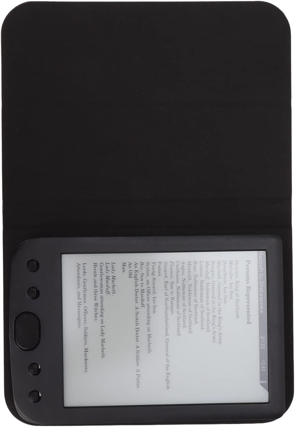 SUNGOOYUE Ereader, 6inch 800x600 HD Ink Screen Ebook Reader with Protective Case, for Reading with Eye Protection and 8GB Storage Support 32GB Expansion