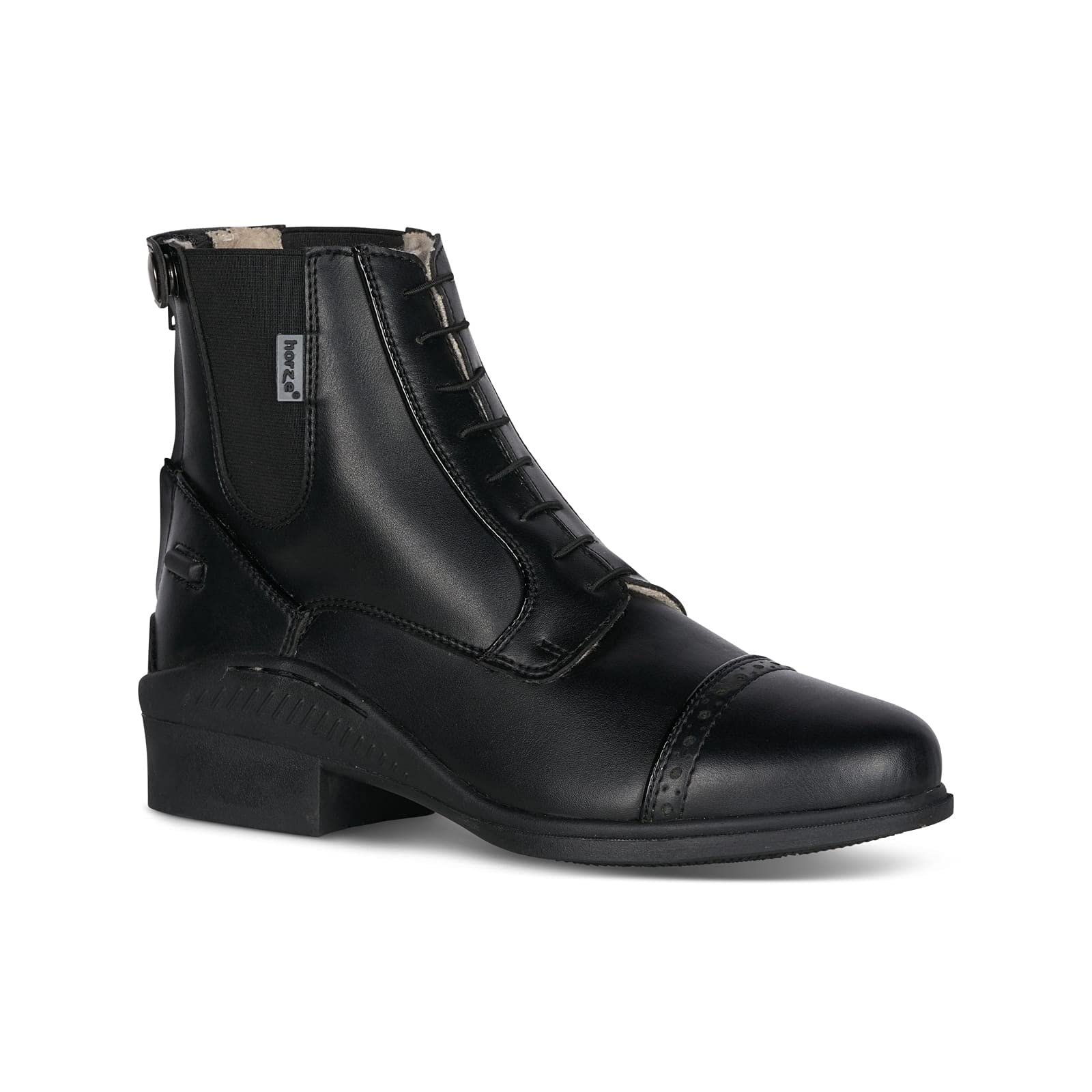 HORZE Bottines d'hiver Jodhpur Kilkenny Lux pour Femme avec détail Richelieu