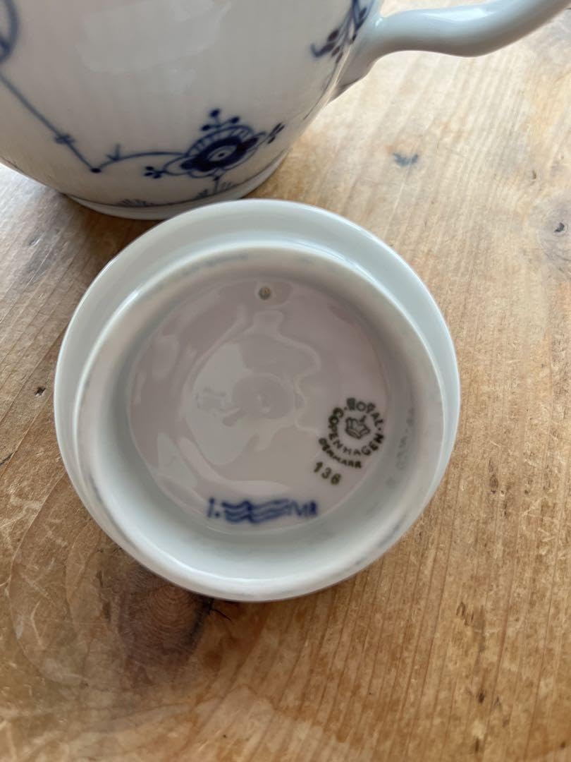 Amazon.co.jp: ロイヤルコペンハーゲン ブルーフルーテッドハーフ  