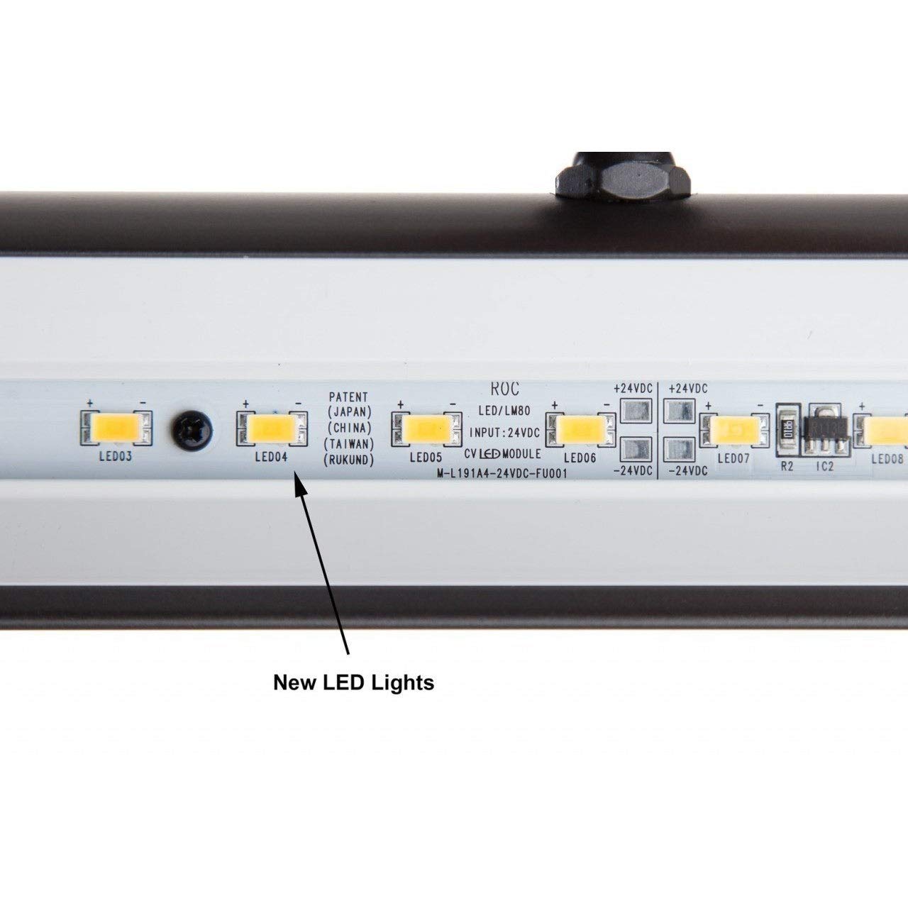 Cocoweb 36 cm Black LED Clip-on Grand Piano Lamp - GPLED14-7