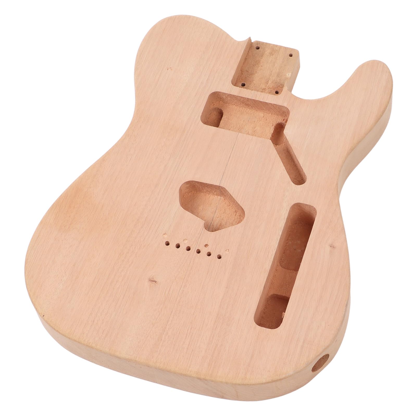 Corpo per Chitarra Elettrica Elettrificata Fai da Te in Mogano Grezzo, Corpo di Chitarra Elettrificata di Prima qualità, Ideale per Musicisti Professionisti (GSB11)
