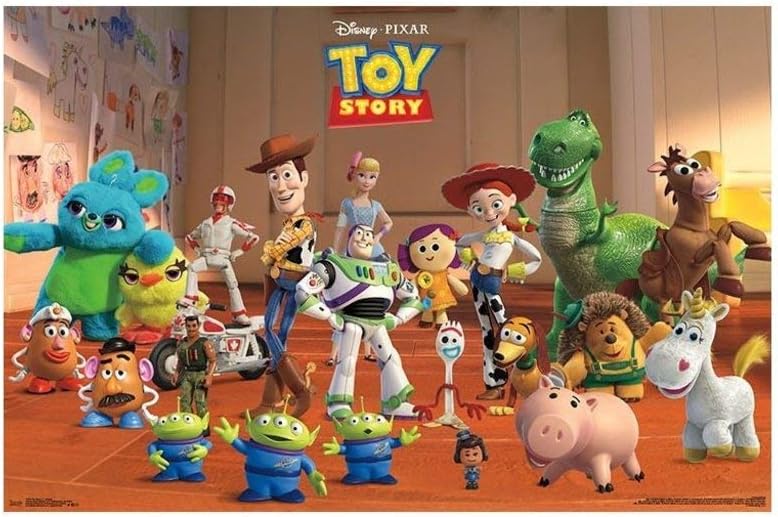 Trends International Disney Pixar Toy Story 4 - Collage Wall Poster, 22.375" x 34", Unframed Version