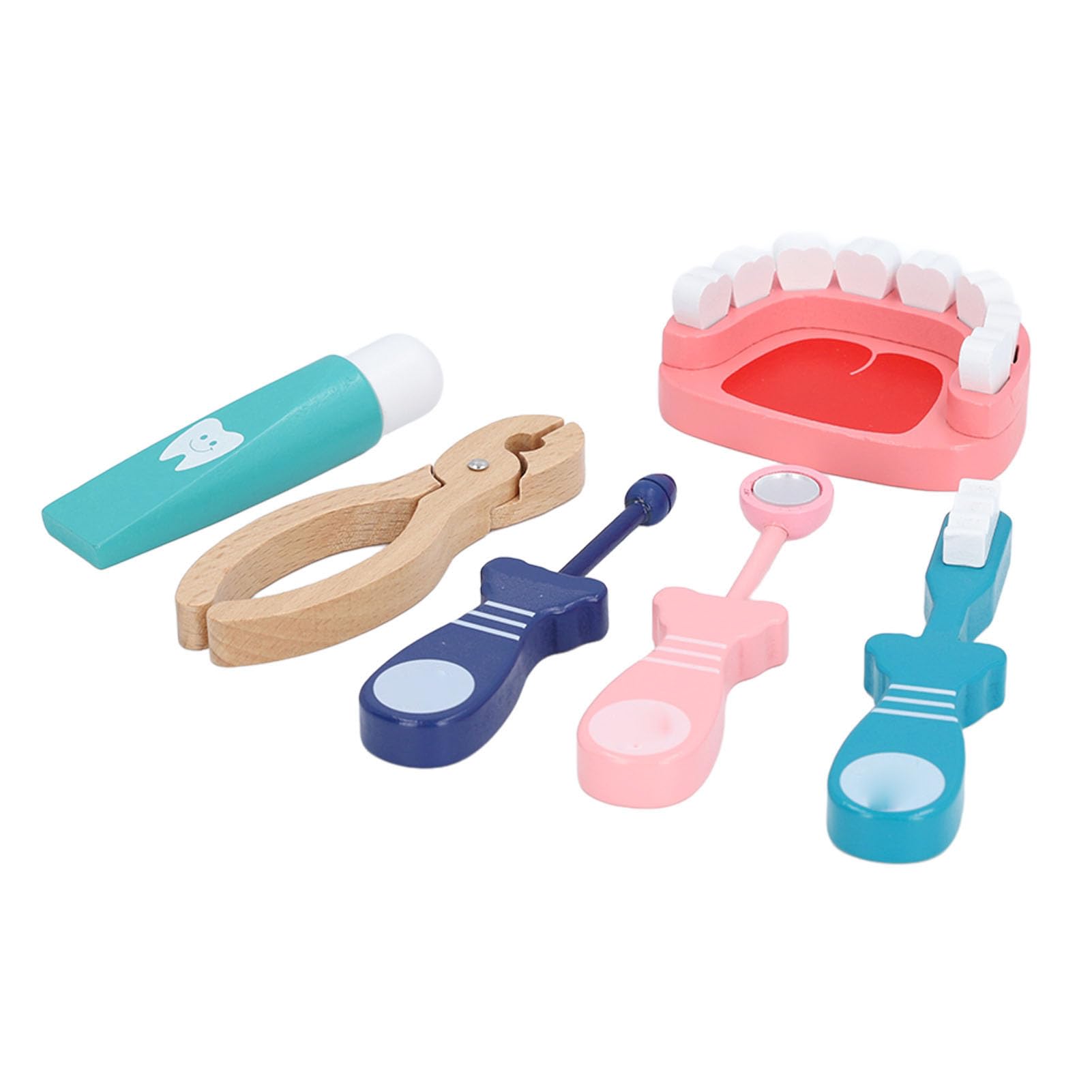 Doctor Playset Kids, Preschool Medical Kit Educational Simulation Imaginative Development Doctor Pretend Set for Girls Boys (Dentistry)