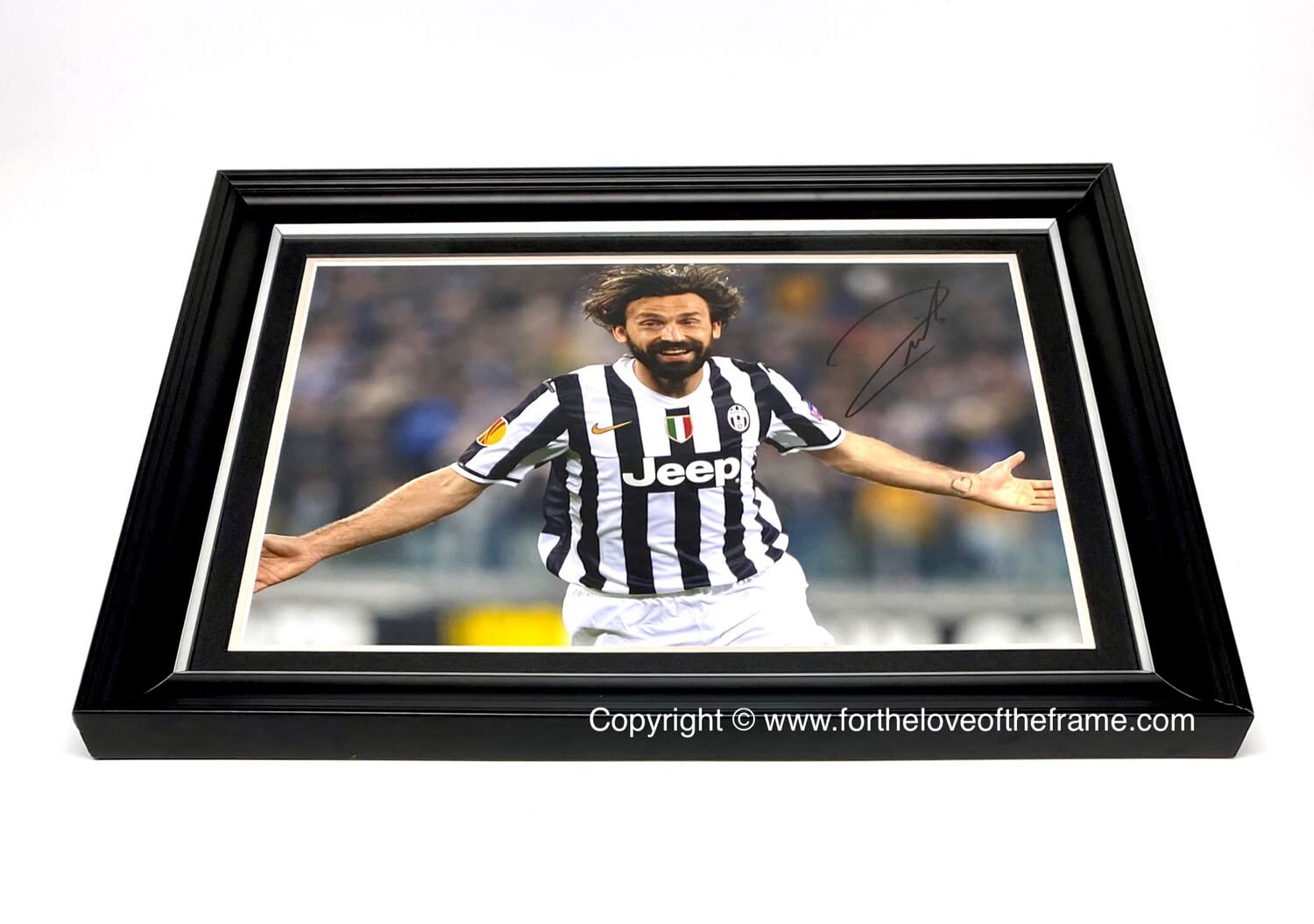 Andrea Pirlo Hand Signed Autograph Juventus Football Soccer