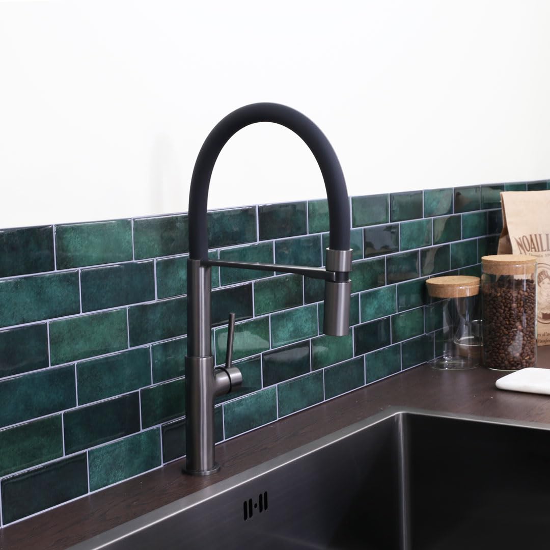ESSEBAGNO Magneto 9018180 - Mezclador monomando para fregadero con ducha de mano