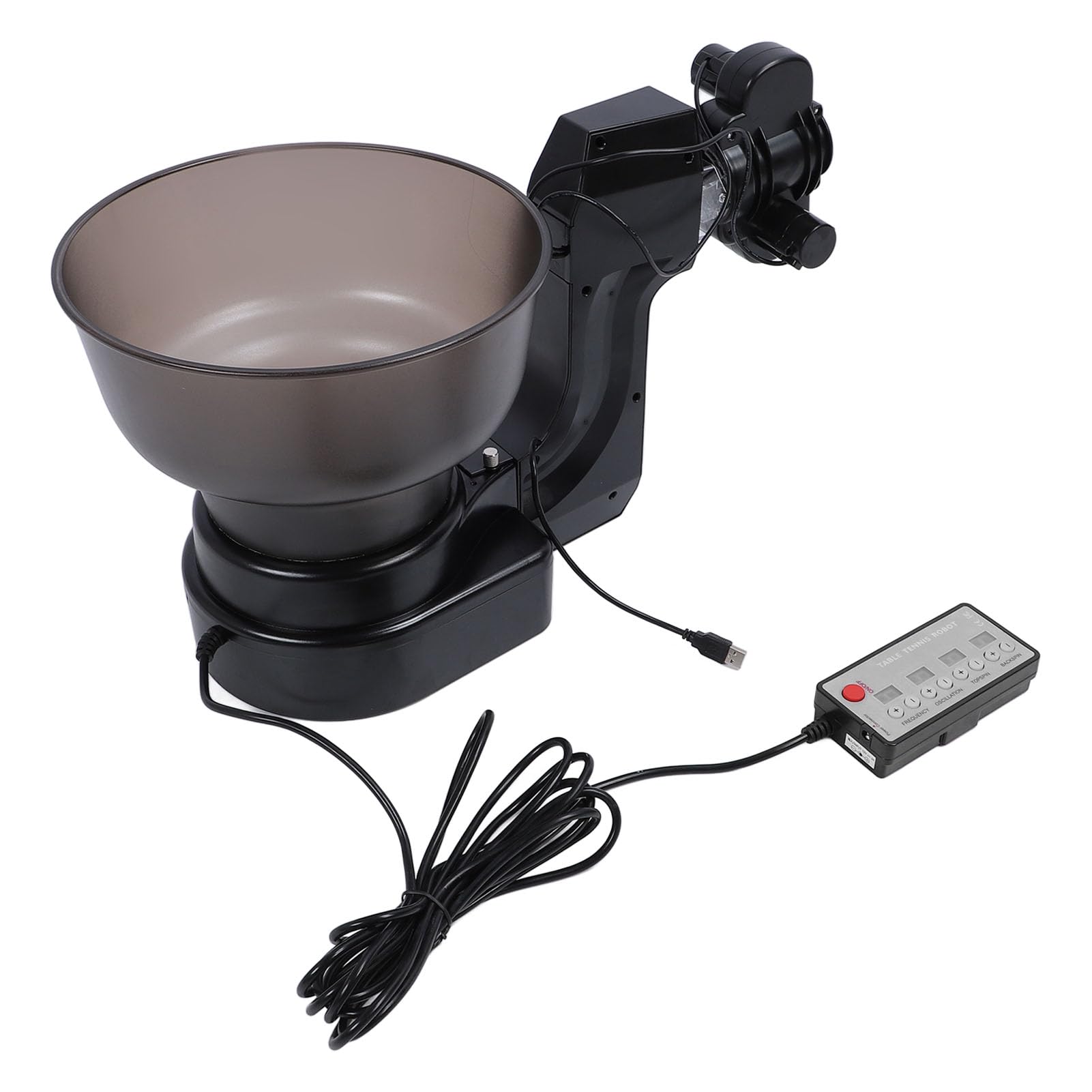 Table Tennis Robot, 40-70/min Table Tennis Ball Automatic for Practice (US Plug)