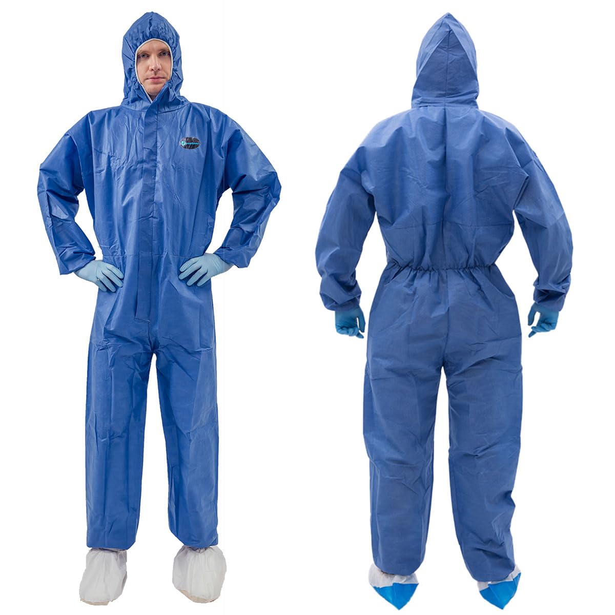 Vicogard Protective Overalls Disposable Coveralls, Front
