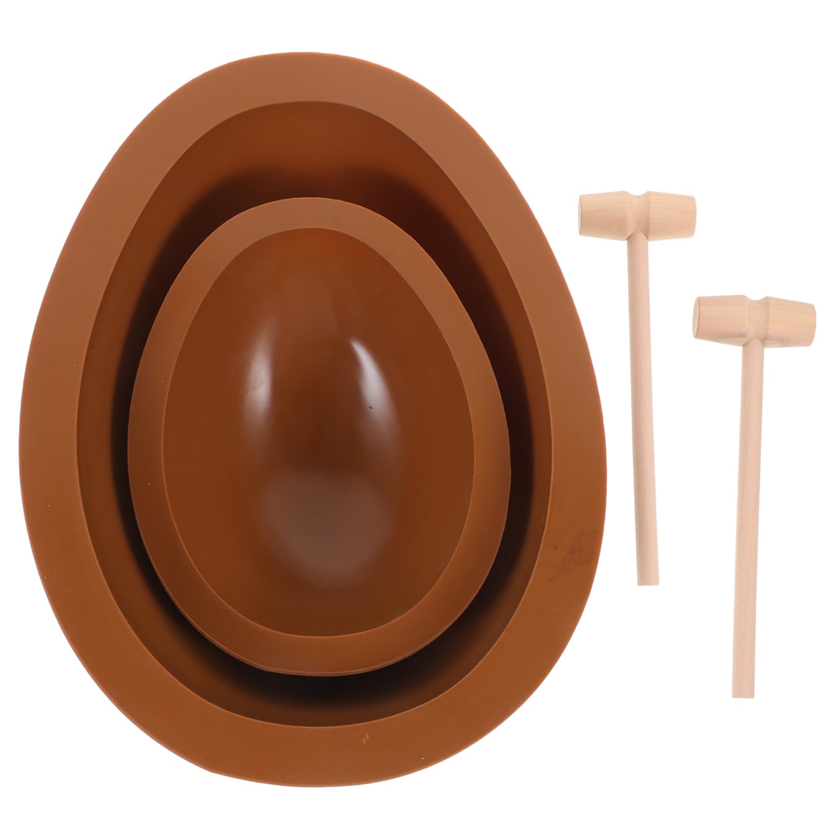 Amosfun 5 Juegos molde de chocolate cortadores de galletas cortadores galletas paleta bricolaje dulce moldeador moldes de helado cromo tapa moldes de silicona moldes de huevo gel de sílice