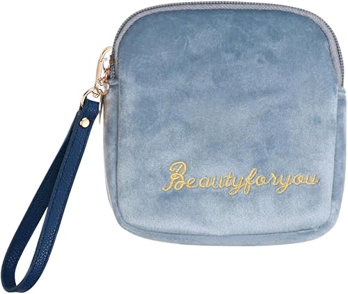 Miniatura 9 de Bolsas de almacenamiento reutilizables para servilletas sanitarias portátiles para mujeres y niñas  Terciopelo suave al tacto con cordón de clip