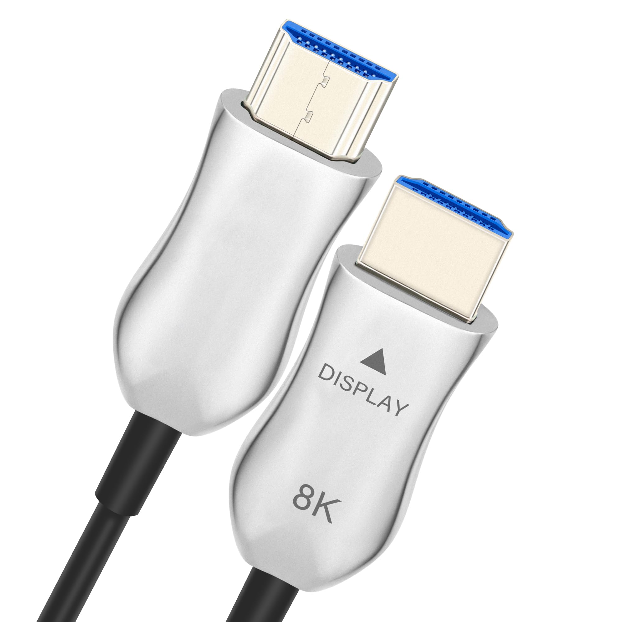 8K Fiber Optic HDMI 2.1 Cable 75ft, Long Active HDMI Cable, High Speed Fiber HDMI Cord, 48Gbps, 8K@60Hz 4K@120Hz, Dynamic HDR, eARC, HDCP 2.2&2.3, 3D, for HDTV Monitor Game Laptop Home Theatre