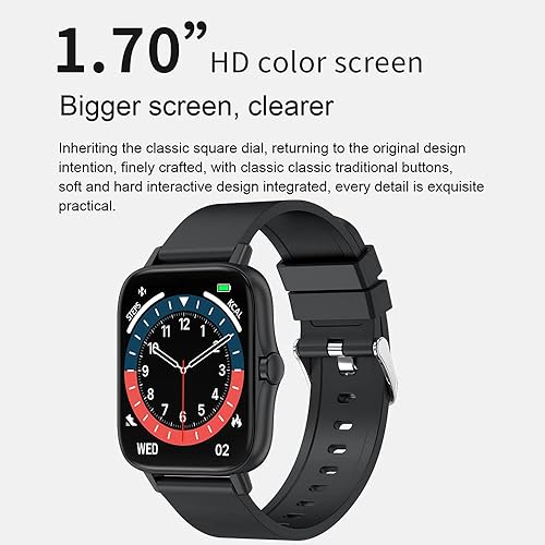 Miniatura 2 de kingneed Reloj inteligente de seguimiento de actividad física, monitor de frecuencia cardíaca, conteo de