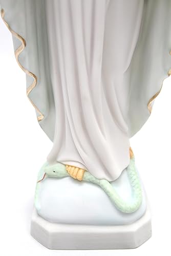 Miniatura 6 de Estatua católica de Virgen María de Gracia de 16 pulgadas, estatua católica de la colección Vittoria hecha en Italia