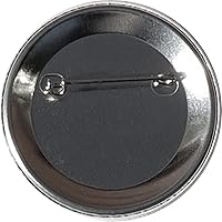 Vista 2 de Botones pinback blancos lisos para manualidades - paquete de 10 - BRILLANTE