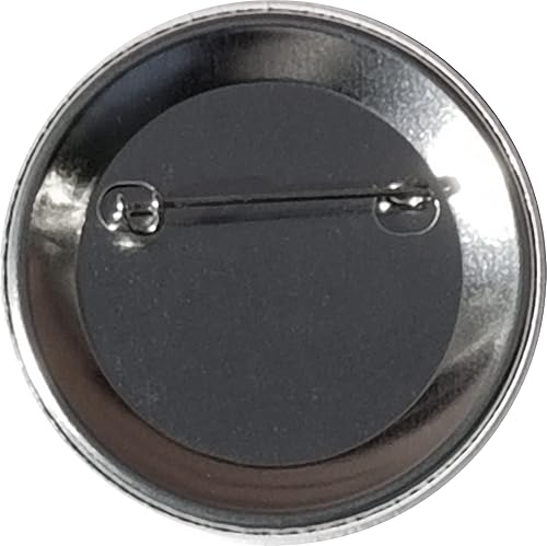 Miniatura 2 de Botones pinback blancos lisos para manualidades - paquete de 10 - BRILLANTE