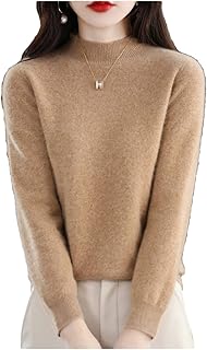 Suéter De Lana para Mujer De Otoño E Invierno, Color Informal, Cálido, Primera Línea, Listo para Usar