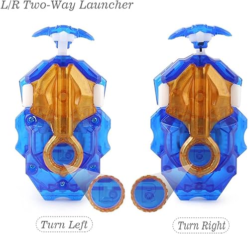 Miniatura 9 de Battling Tops Burst Battle B-188 Guilty Longinus Kr MDS-2 Juguetes de giroscopio para niños con B-184 personalizado Bey Launcher (B-188)