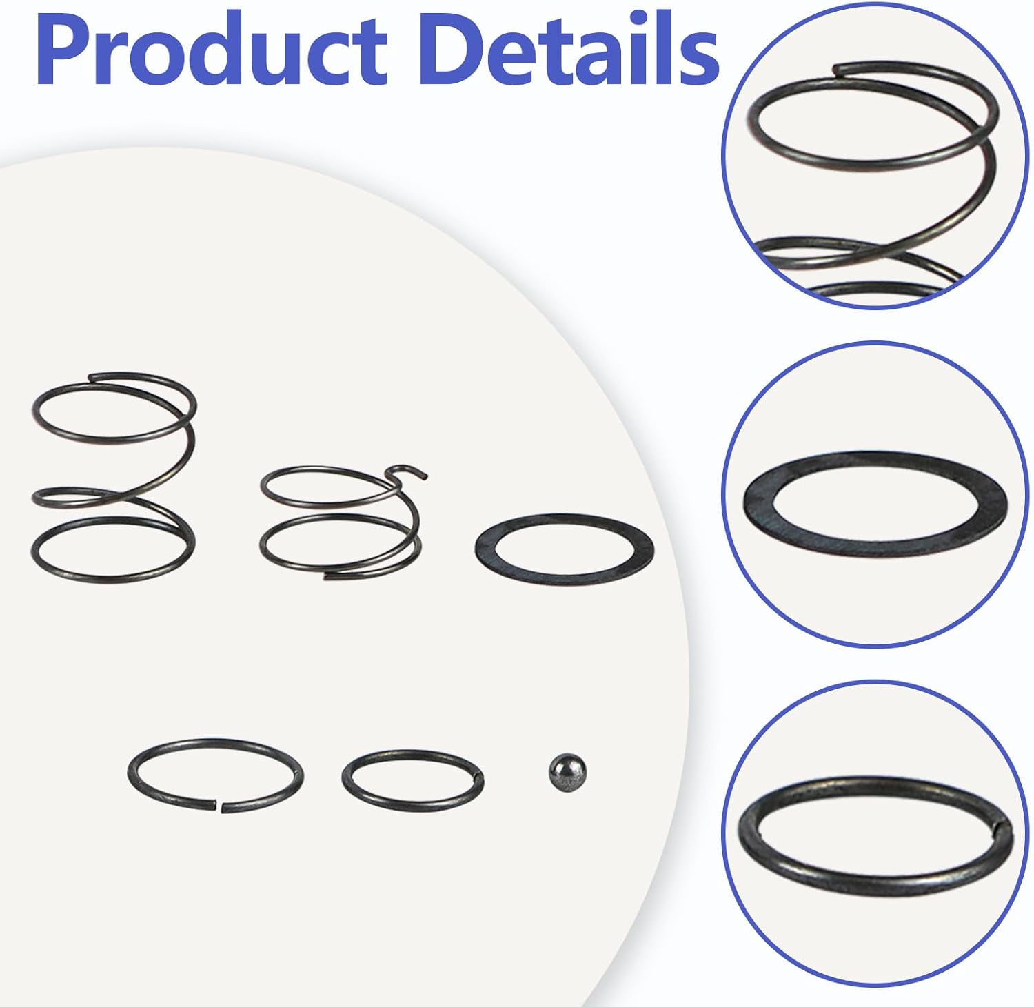 3 Pack N078434 N089668 Spring Kit with Steel Ball Fits for Dewalt 20v Tool Holder Impact Driver Spring Kit Parts Replacement