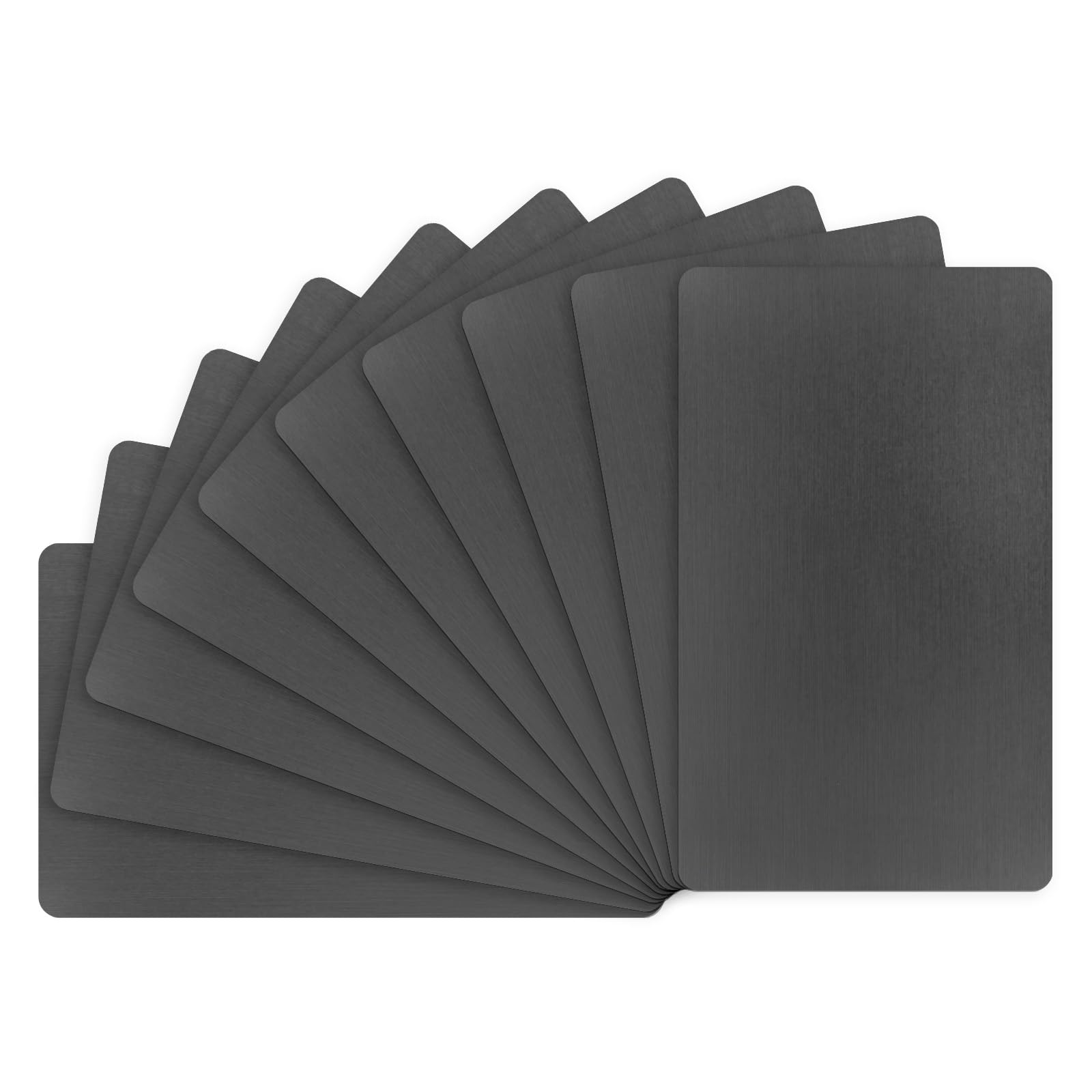 M METERXITY 10-Pack Metal Business Card Blanks