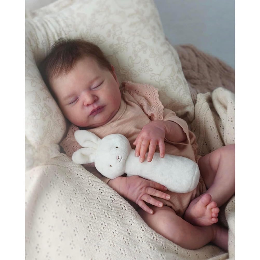 Lonian Reborn-Babypuppen für Mädchen, 48 cm, Neugeborene