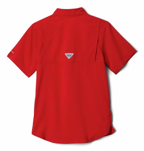 Columbia Boys PFG Tamiami Short Sleeve Shirt, Red Spark, XX-Small2