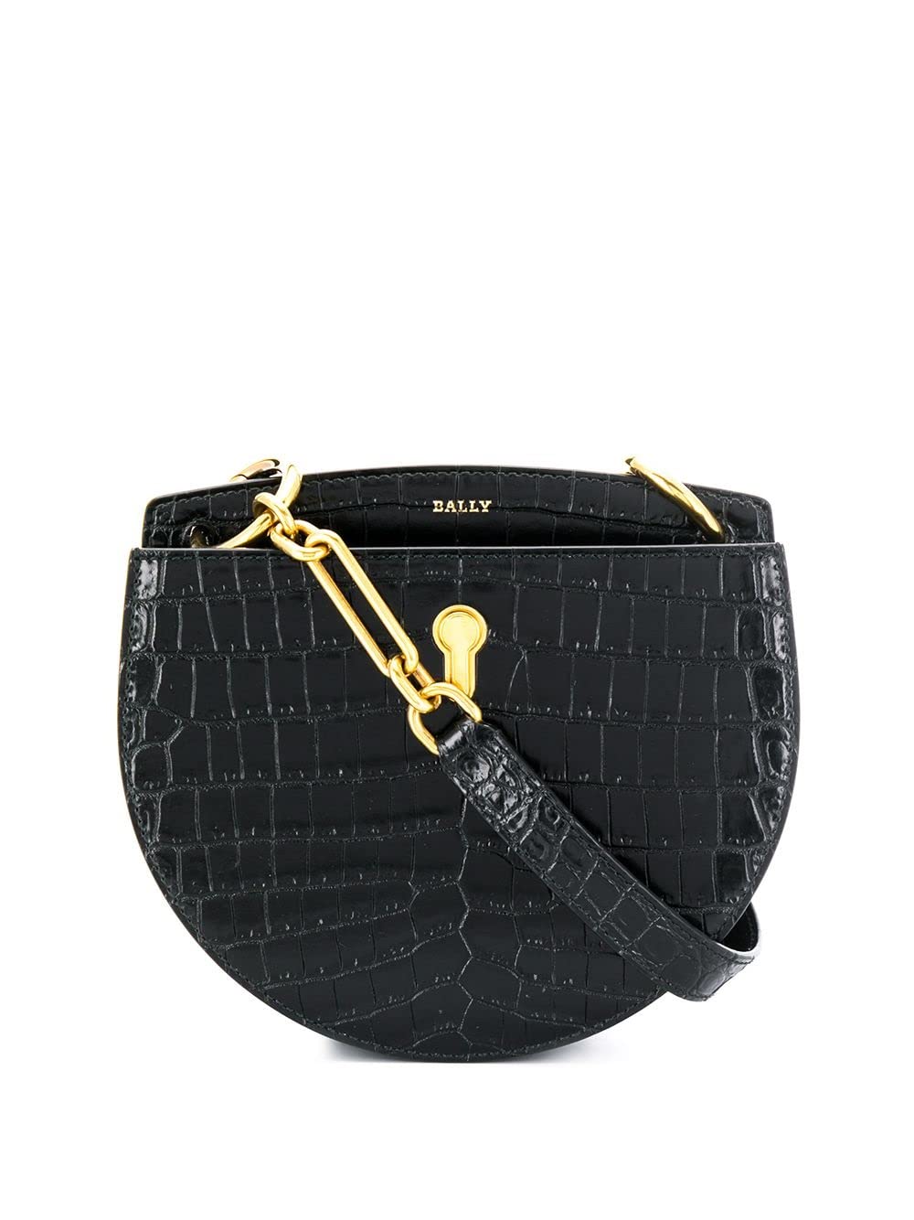 Bally Cecyle Ladies 6225207 Black Leather Crossbody Bag
