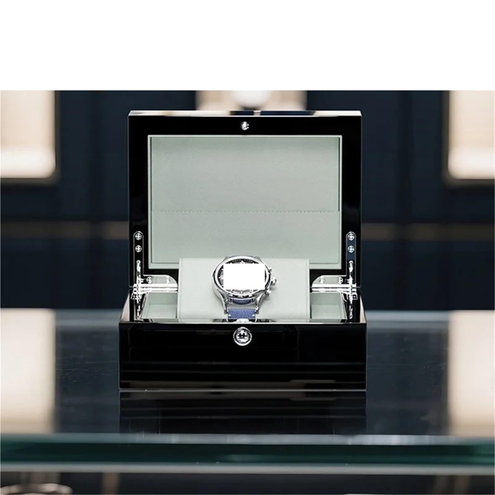 Caja de almacenamiento minimalista for relojes estilo abatible