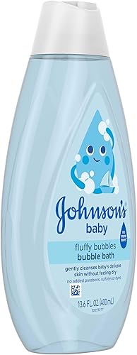 Miniatura 3 de Johnson's Baby Baño de burbujas esponjoso, no más lágrimas, limpia suavemente la piel delicada sin sentirse seca, hipoalergénico, sin parabenos,