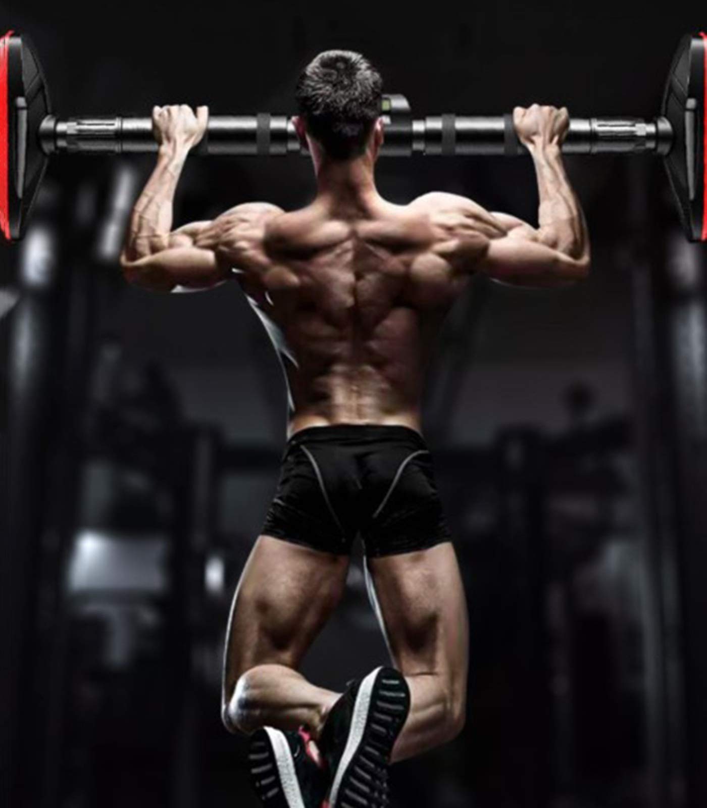 Sprzęt Fitness, Drążki Do Podciągania, Przenośny, Ścienny Drążek Poziomy, Drążek Do Ćwiczeń W Korytarzu, Z Testerem Równowagi, Bezpieczny I, 66-145 Cm, Obciążenie 35