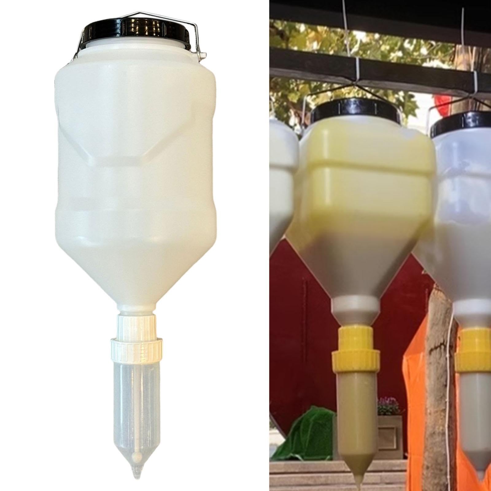 Grande Dispenser per Salse E Condimenti in Bottiglia Comprimibile da 3 Litri