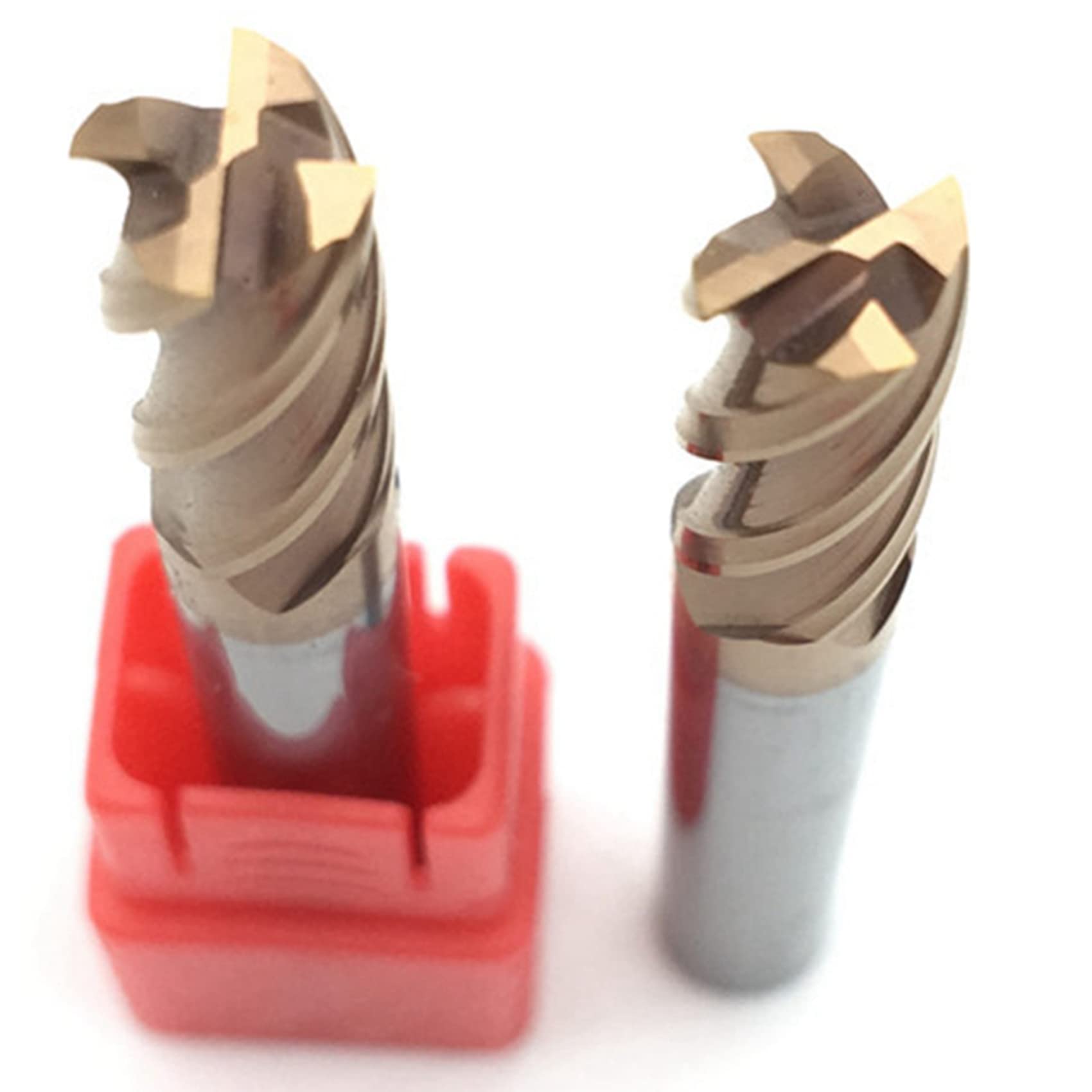 10 piezas 6 mm 4 flautas de carburo de tungsteno fresadora CNC fresadora fresadora ranura perfilado fresadora planadora brocas en espiral