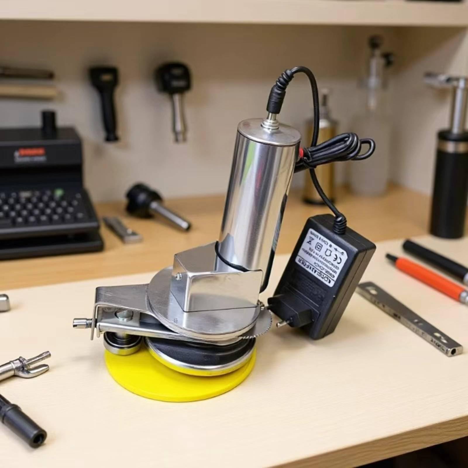 KESOTO Sellador Eléctrico de Latas Sellador Cerradora Envasadora Máquina Automática con Funcionamiento por Adaptador y Sellado Prolongado Adecuado para Preparación de Conservas de la Encimera